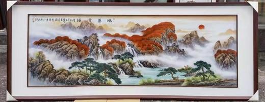 鸿运当头瓷板 商品图0