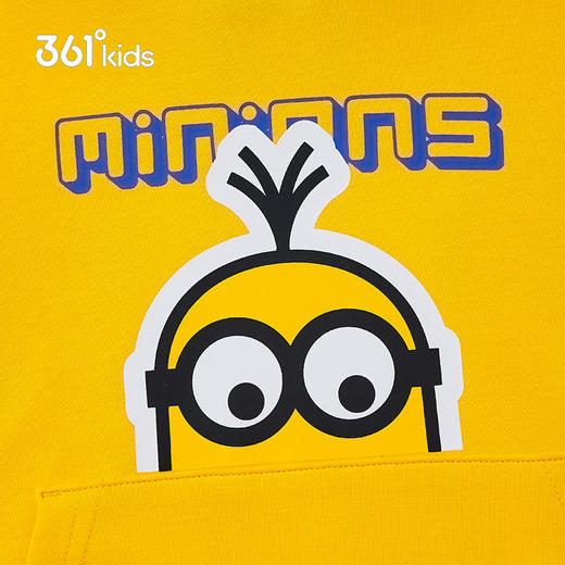 小361儿童连帽卫衣男童针织上衣小黄人款2021秋季新款k52134308 商品图4