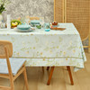 蓝色清新小花餐桌布 商品缩略图0