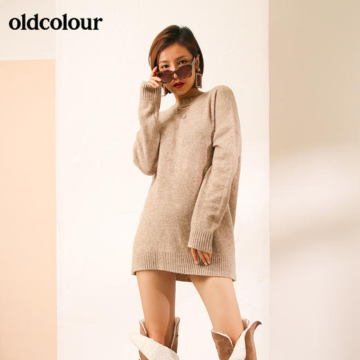 oldcolour宽松百搭气质针织套头衫M44052203 商品图4