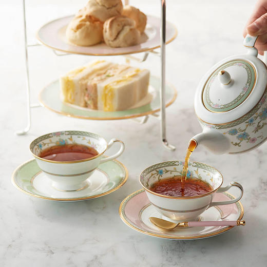 日本则武吉野樱花红茶杯碟220CC（绿） 商品图4