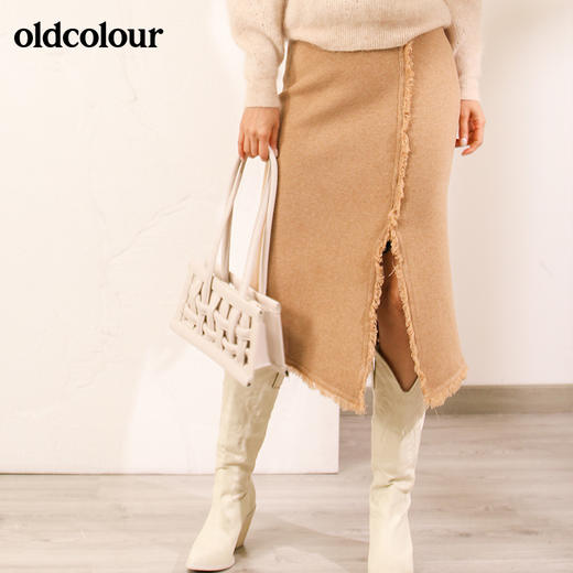 oldcolour百搭毛织半裙M44062433 商品图3