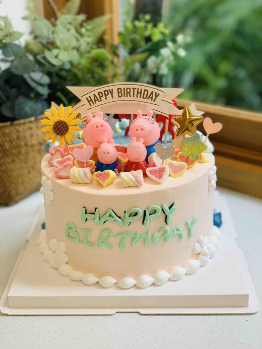 小猪佩奇奥特曼双面奶油蛋糕 下单前请仔细阅读商品详情 商品图0
