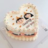 多款式~复古情侣纪念日心形手绘蛋糕-低糖处理无添加 商品缩略图4