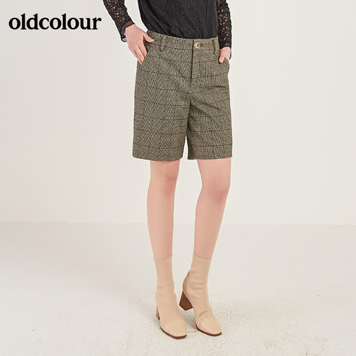 oldcolour冬季休闲百搭中裤女M41072181 商品图3