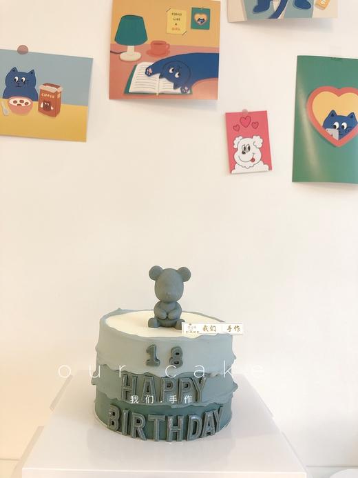多款~简约小熊卡通蛋糕-低糖处理无添加 商品图1