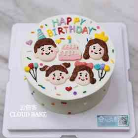 【手绘蛋糕】我们一家