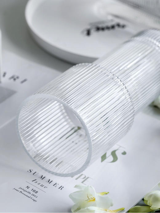 大号加厚水塔罗马玻璃花瓶ins风网红创意水养水培鲜花花器 50 商品图8