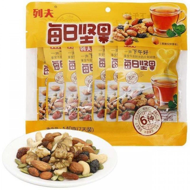列夫每日坚果6种搭配尖果混合装