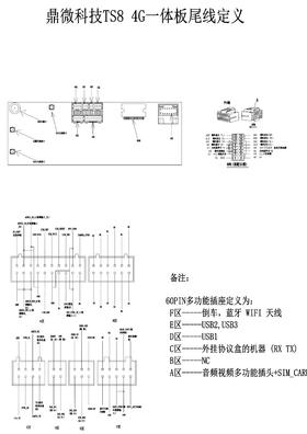中端系列-TS8尾线定义图