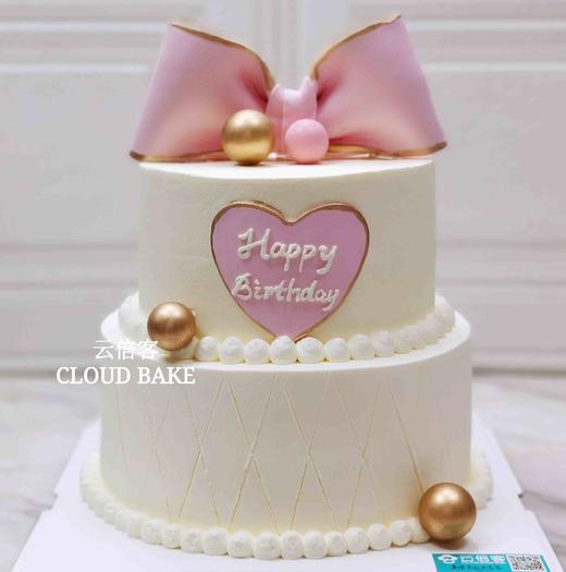 【蝴蝶结蛋糕】粉色蝴蝶结 商品图0