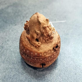 貔貅木鱼竹根雕