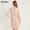 oldcolour气质修身长袖连衣裙M42103267 商品缩略图1