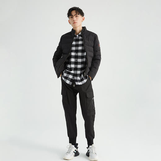 HX 冬季立领净色短季棉服经典款式/S1128401706 商品图1