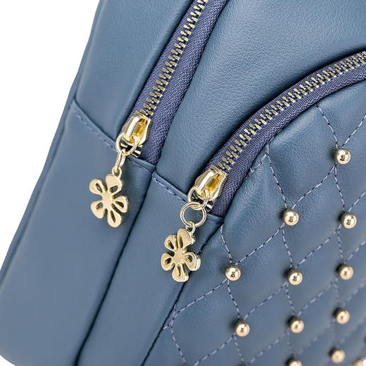 【女包】时尚潮软PU韩版珋钉单肩斜挎包 商品图2