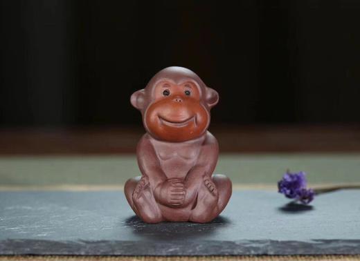 四不猴. 原矿紫泥.长6cm*宽4cm*高4cm.氿韵非礼勿视，非礼勿听，非礼勿言，非礼勿动 商品图7