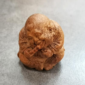 葫芦童子竹根雕