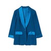 2021女秋装新款高档醋酸缎面西装外套48635小西装女 商品缩略图2