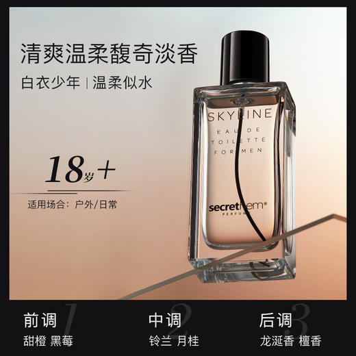 【香水体验装】他秘麦迪逊大道男士淡香水木质辛香持久留香都市魅力男香 商品图3