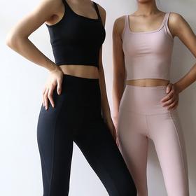 高品质尖货！Valor Star瑜伽服健身背心套装夏季薄款高腰蜜桃臀提臀