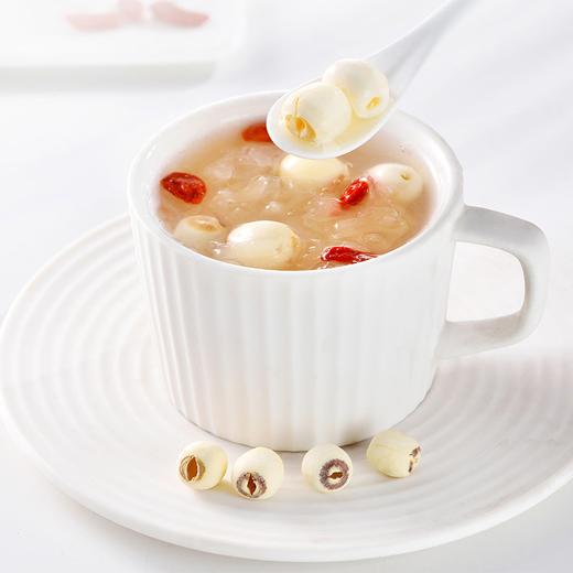 吉顺号优选食材 当季现采通心大白莲 湘莲 无芯莲子500g/袋真空包装 商品图2