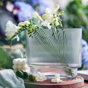 罗马风琴玻璃花瓶ins风网红创意水养水培鲜花花器50