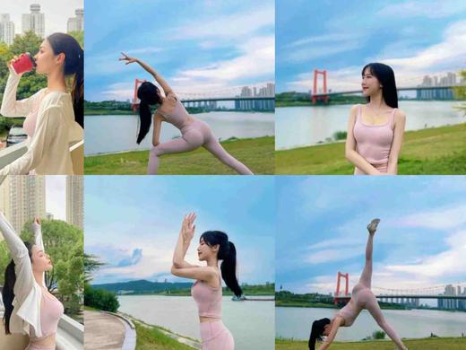 高品质尖货！Valor Star瑜伽服健身背心套装夏季薄款高腰蜜桃臀提臀 商品图7