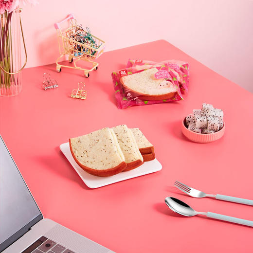 a1火龙果吐司网红零食面包早餐儿童夹心土司整箱办公室零食研究所 商品图2