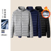 一口价【新款DK】大依优型大码立领轻薄羽绒服大号外套休闲胖子穿大码男加肥加大胖子上衣 商品缩略图7