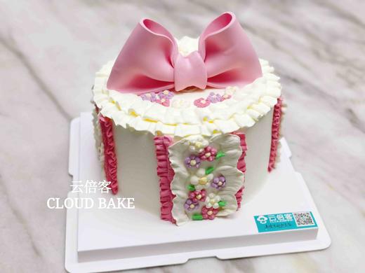 【蝴蝶结蛋糕】粉色小碎花款 商品图0