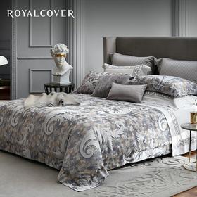 ROYALCOVER/罗卡芙120S意大利进口全棉长绒棉提花四件套 德尔斐