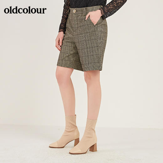 oldcolour冬季休闲百搭中裤女M41072181 商品图2