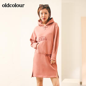 oldcolour宽松百搭长袖连衣裙M42103261