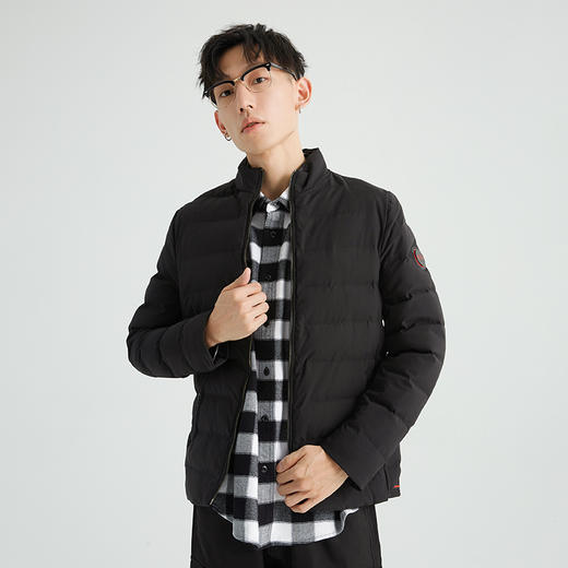 HX 冬季立领净色短季棉服经典款式/S1128401706 商品图0