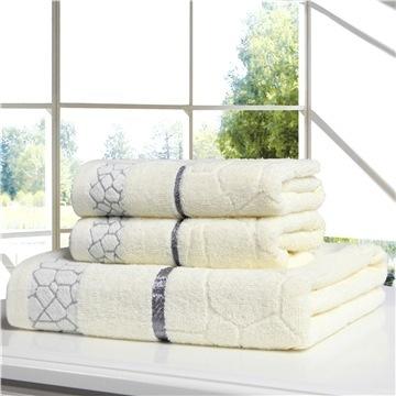 【浴巾】*墨竹竹纤维 浴巾三件套 套巾 毛巾 商品图3