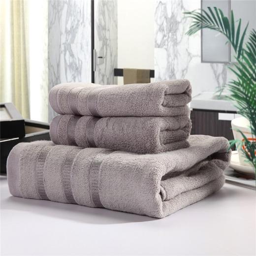 【浴巾】*墨竹竹纤维 浴巾三件套 套巾 毛巾 商品图4