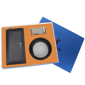 【献礼父亲节】PLOVER香港啄木鸟手包皮带二件套   GD820054-2A