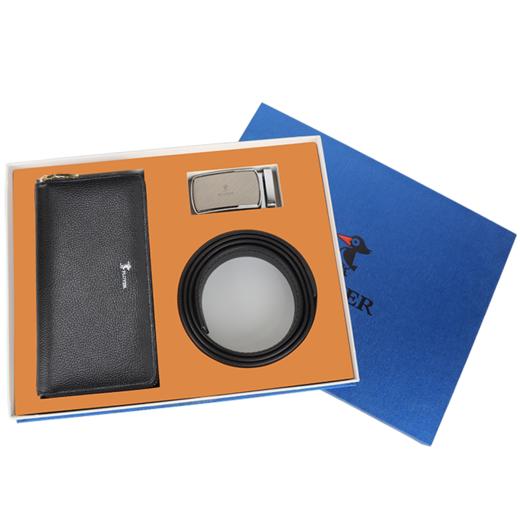 【献礼父亲节】PLOVER香港啄木鸟手包皮带二件套   GD820054-2A 商品图0