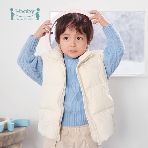 【断码清仓】i-baby outlast恒温落肩面包服羽绒服马甲80码 E1210444/10G39214173 商品图0