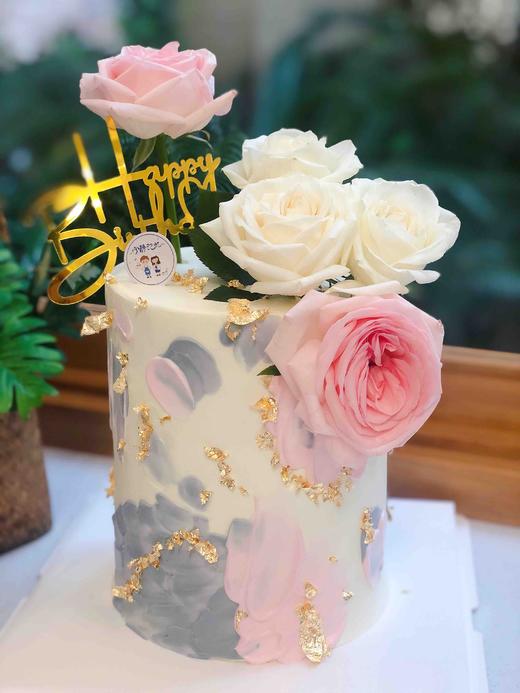 超加高鲜花奶油蛋糕 提前三天预定 下单前请仔细阅读商品详情 商品图0