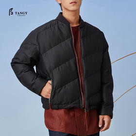 TANGY Collection/天意精品2021年秋冬新品植物染莨绸保暖羽绒服