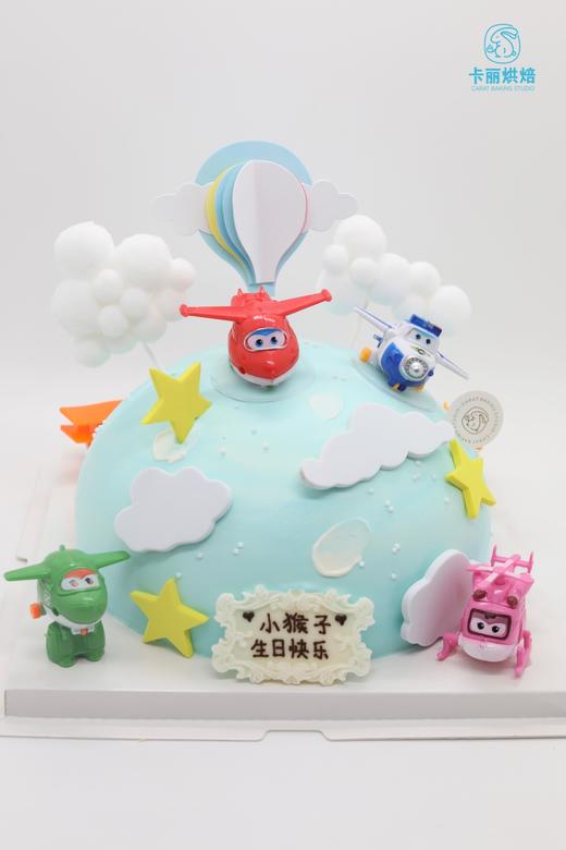 超级飞侠蛋糕（蓝色球形款） 商品图0