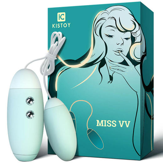 【C点G点双倍潮水】KISSTOY miss VV情趣高潮跳蛋(粉色/蓝色)双跳蛋 商品图8