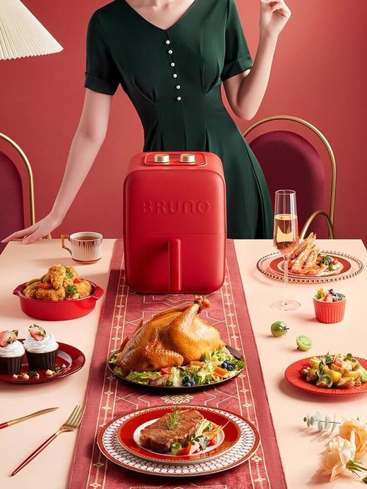 日本bruno空气炸锅家用十大品牌2021新款多功能无油智能西屋小型【BPQ】 商品图2