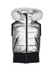 Goldbergh - Shine Bodywarmer Real Fur - Silver - 女装 - 背心 - 银色 商品缩略图1