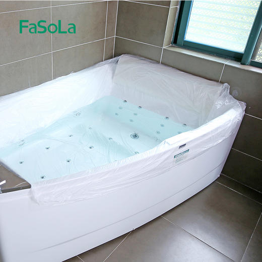 物得猫浴缸套一次性泡澡袋超大浴缸袋防滑袋浴袋旅行酒店浴缸膜 商品图2