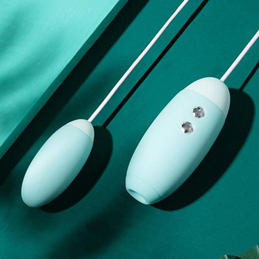 【C点G点双倍潮水】KISSTOY miss VV情趣高潮跳蛋(粉色/蓝色)双跳蛋 商品图6