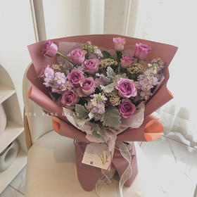 花艺 紫色絮语 · 花束