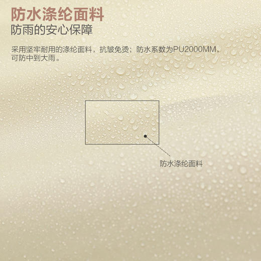 牧高笛泰迪熊 暮光之城涤纶 A塔+天幕 商品图7