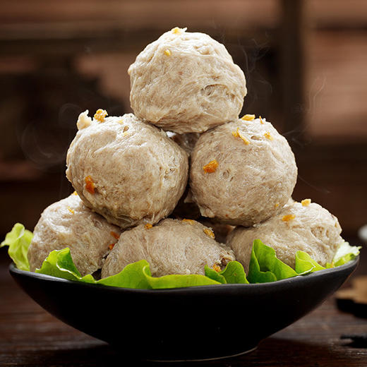 喜盼金奖款潮汕牛肉丸牛筋丸口感Q弹、脆爽，有嚼劲，咬一口牛香四溢。 商品图1